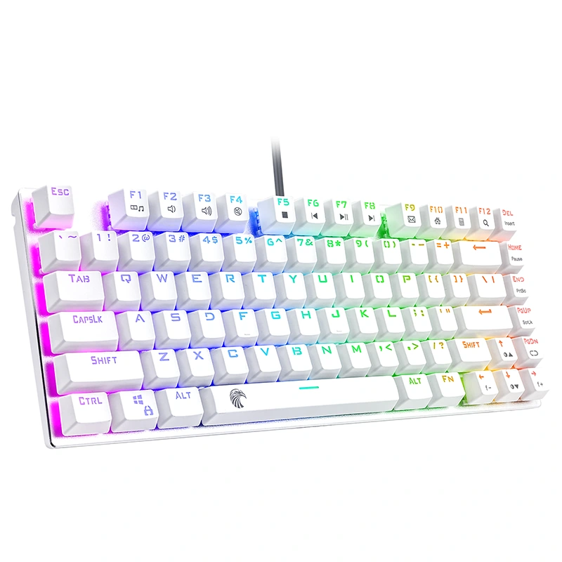 81 tangenter RGB mekaniskt speltangentbord