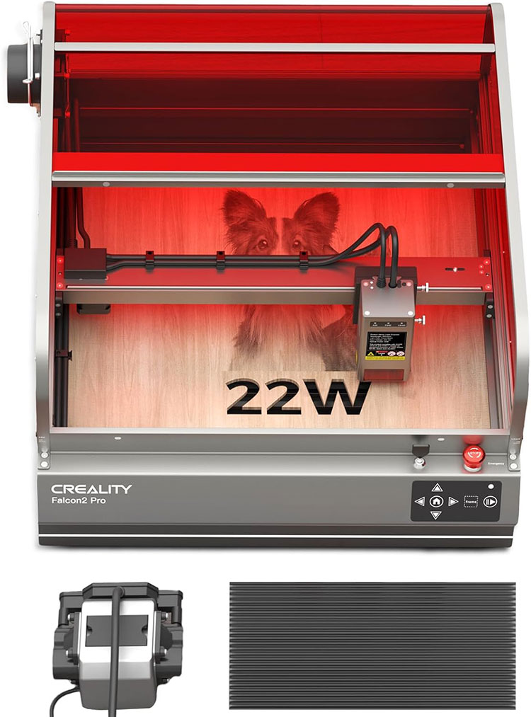 Falcon 2 pro 22W laseromsluten gravör